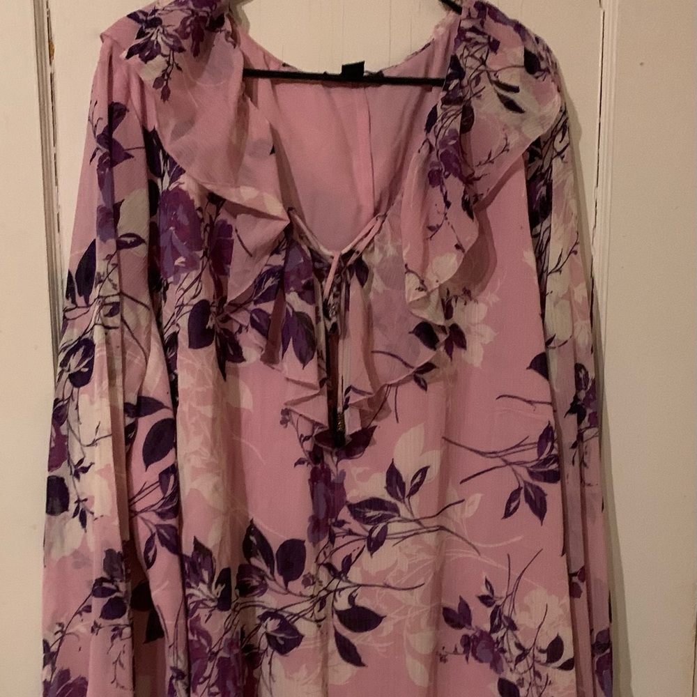 Romans size 32W blouse